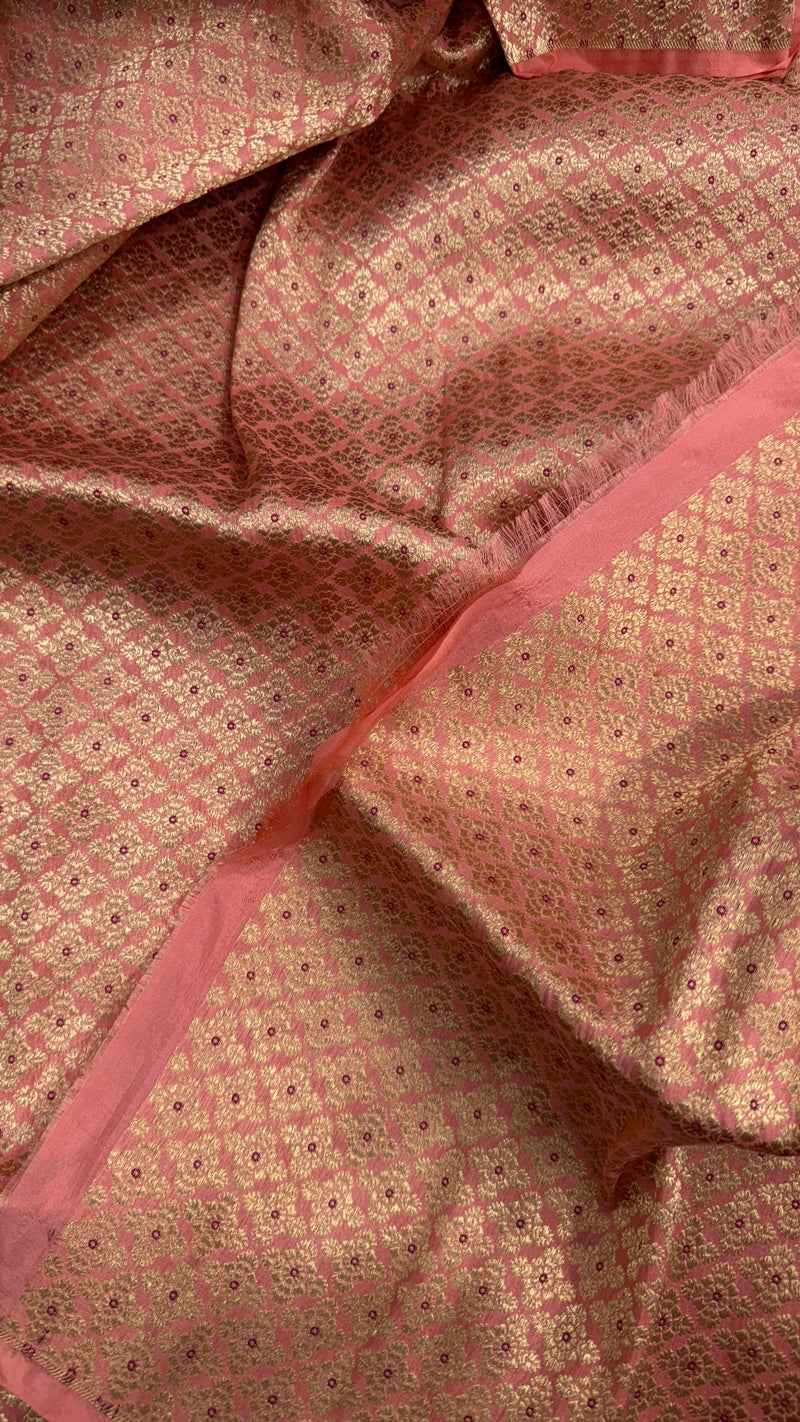 Pure Katan Silk Banarasi Fabric