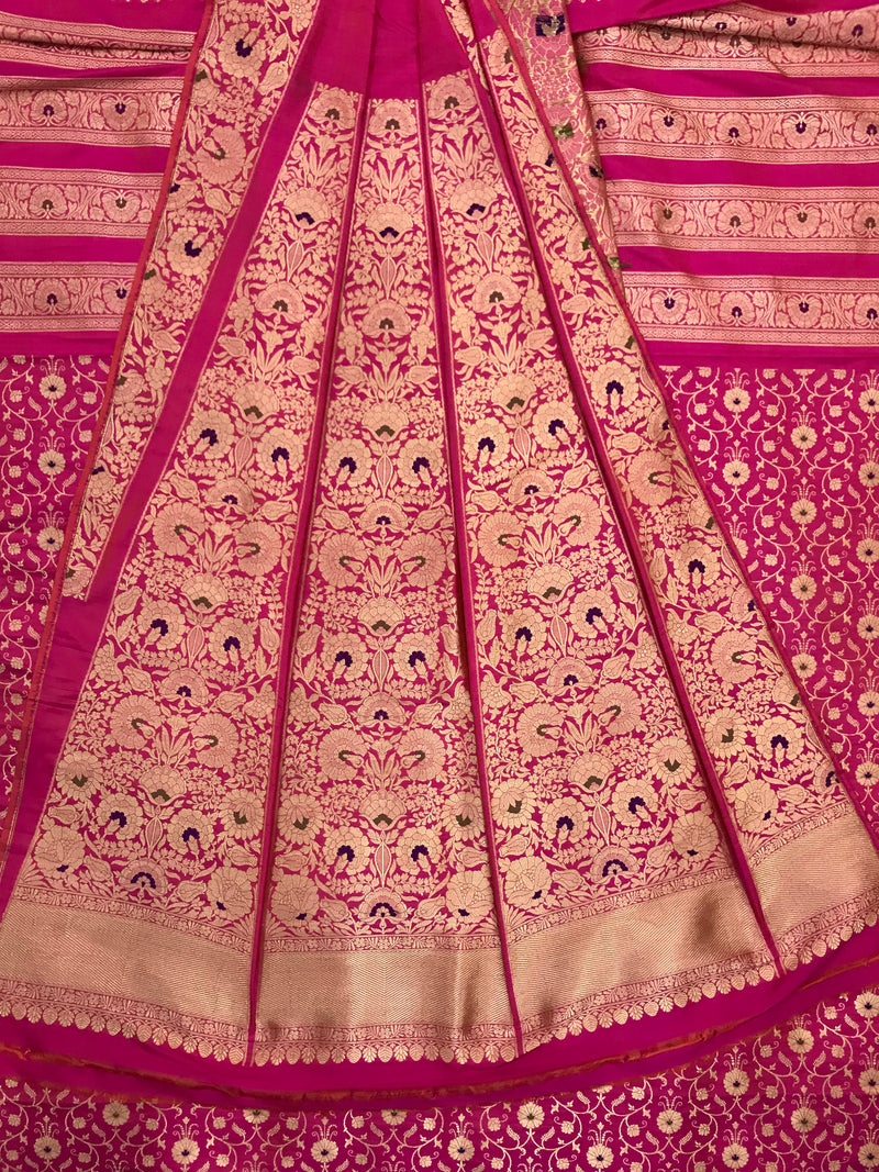 Rani Unstitched Lehnga Pure Katan Silk