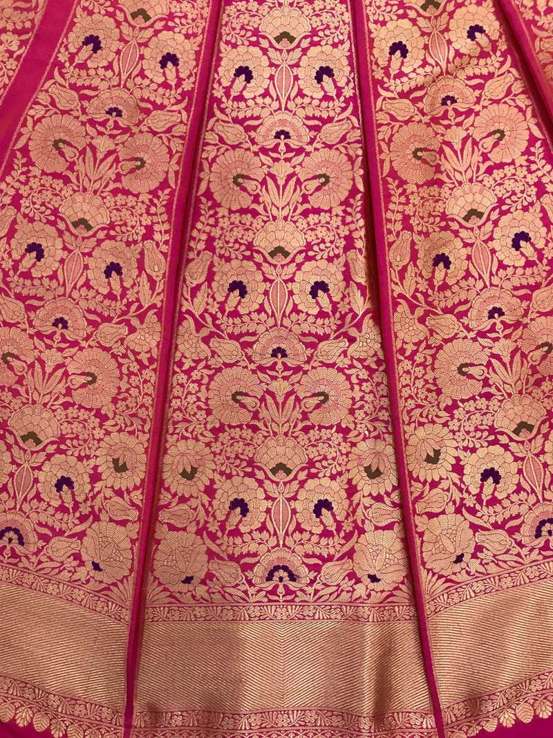 Rani Unstitched Lehnga Pure Katan Silk