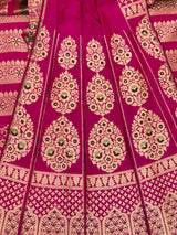 Rani Unstitched Lehnga Pure Katan Silk