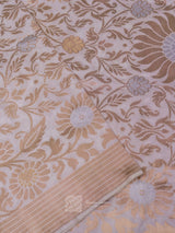 Off white Pure Katan Silk handloom Saree
