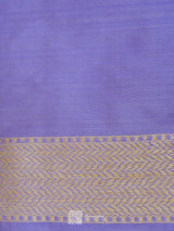 Light Voilet Pure Katan Silk Kadhua Booti Handloom Saree