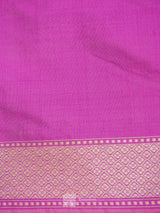 Light Pink Pure Katan Silk Paithani Border Kadhua Booti Handloom Saree