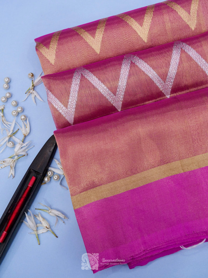 Rani Pure Tissue Kadhua Handloom Saree