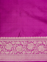 Pink Katan Silk Tanchui Handloom Saree