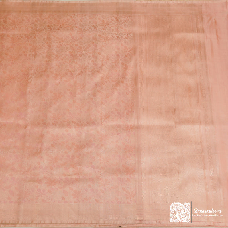Baby Pink Pure Tanchui Pure Katan Silk Handloom