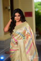 Rankat Pure Katan Silk Handloom Saree