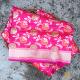 Pink Tilfi Pure Katan Silk Handloom Saree