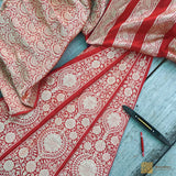 Lenhga Pure Katan Silk 18 KaI Set with Blouse and Dupatta Patti , Unstitched